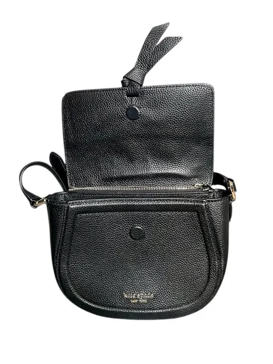 Kate Spade Knott Black Pebbled Leather Dual Compartment Adjustable Crossbody Bag - Picture 5 of 8